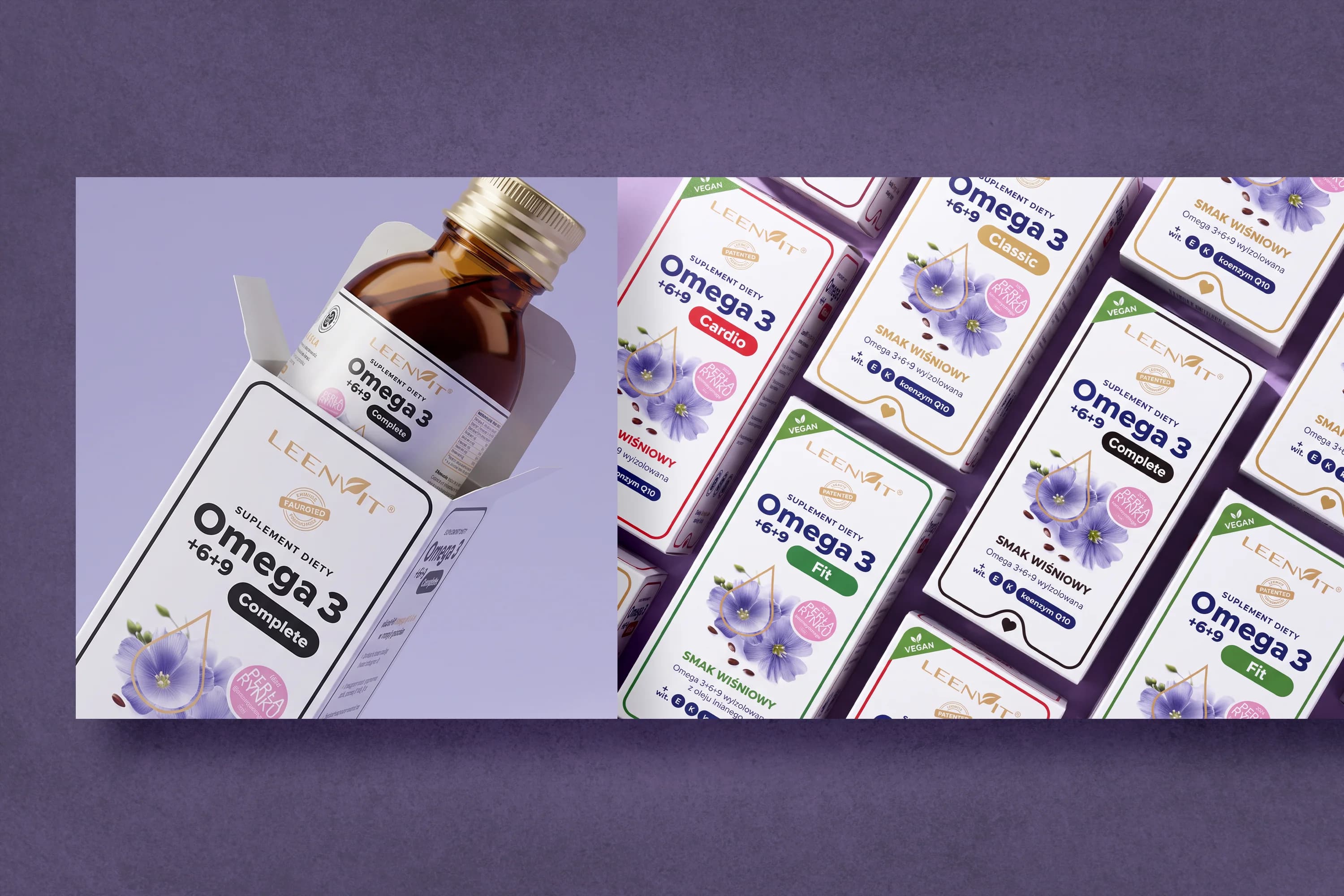 LeenVit Omega 3 Packaging Series